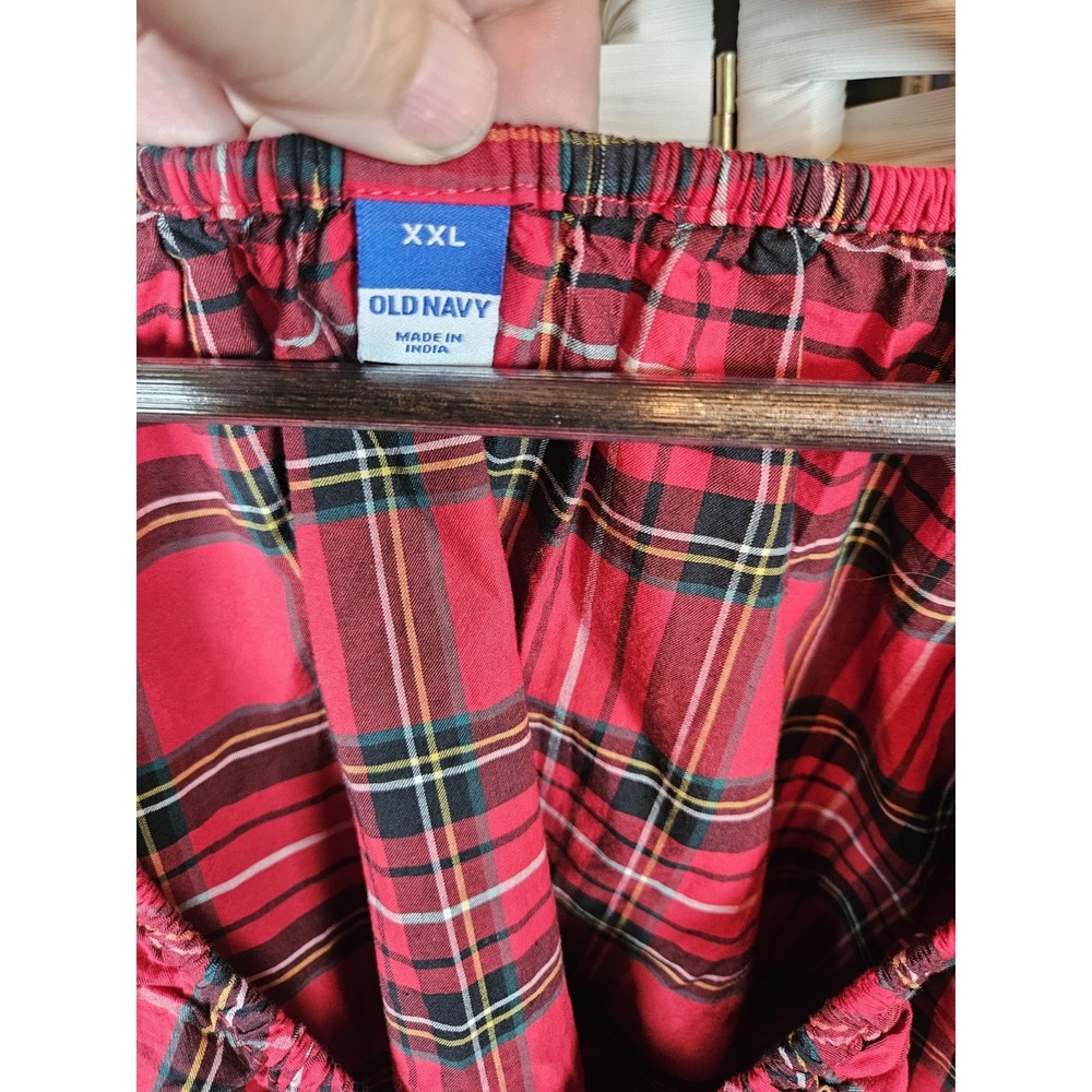 Old Navy Womens Red Plaid Top Sz 2xl Milkmaid Festive Holiday Christmas - Picture 10 of 14